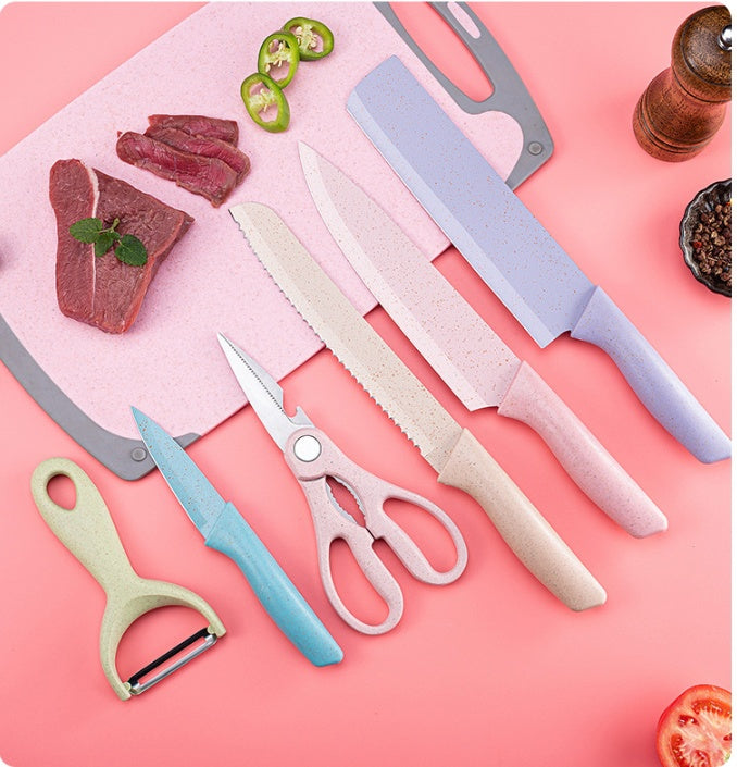 6 - Piece Colorful Knife Sets
